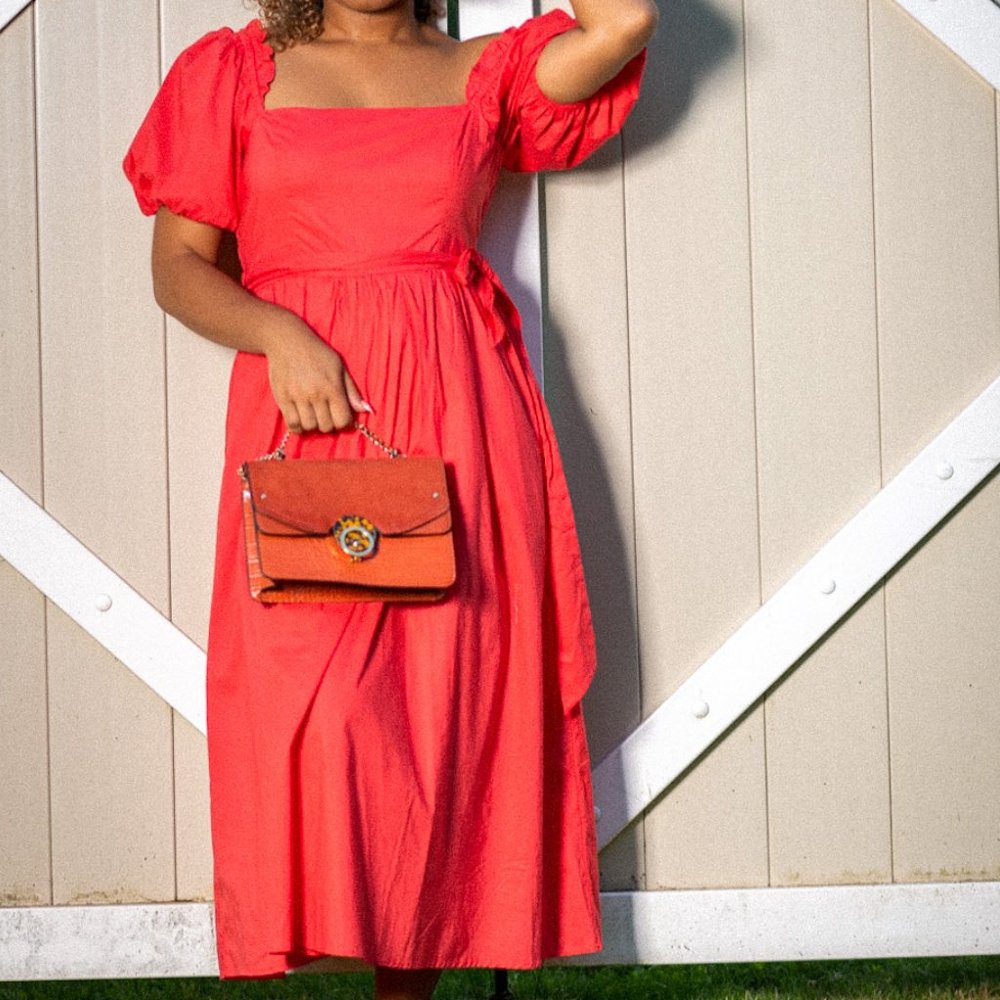 Blood Orange Maxi Dress